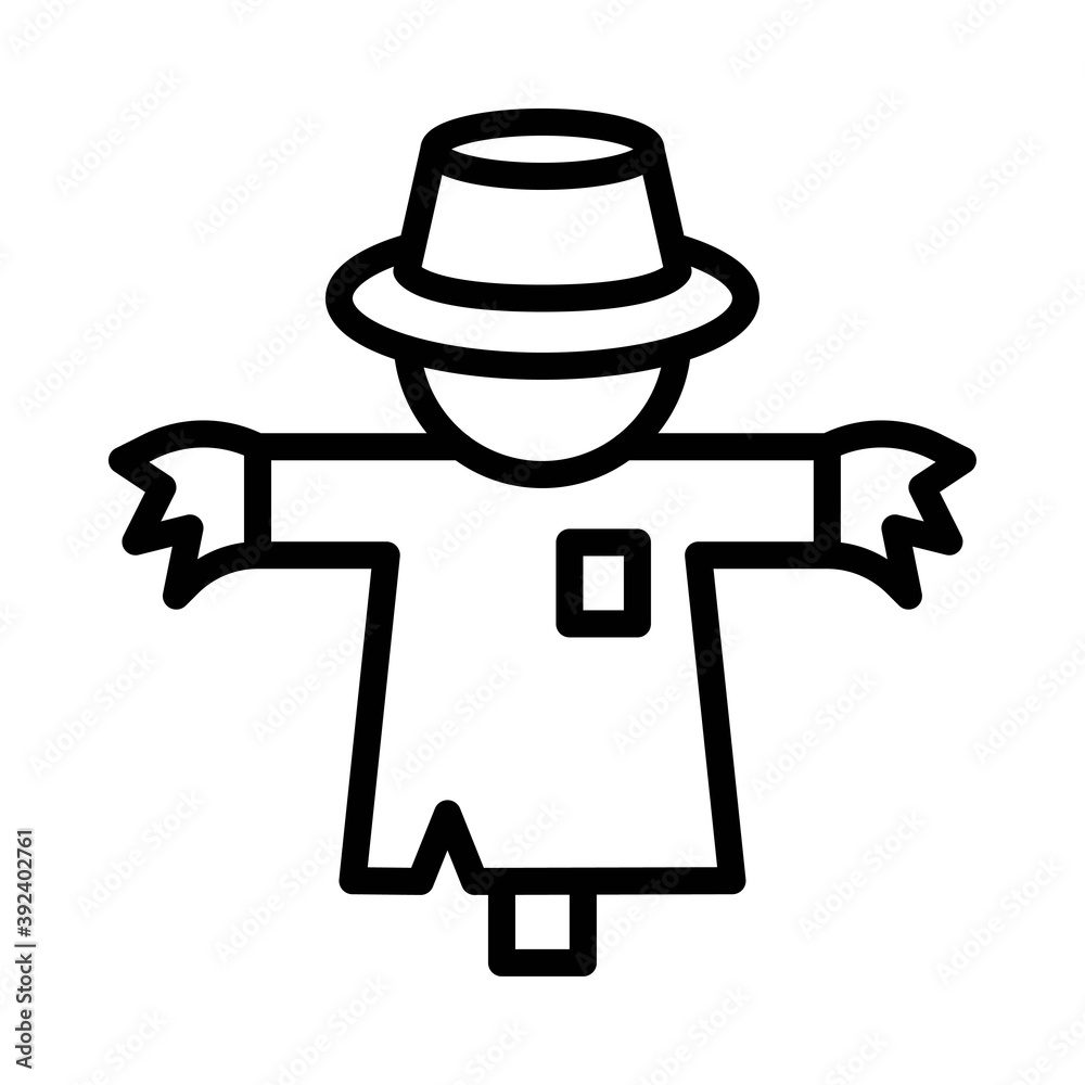 Scarecrow icon, Thanksgiving related vector Scarecrow icon, Thanksgiving related vector