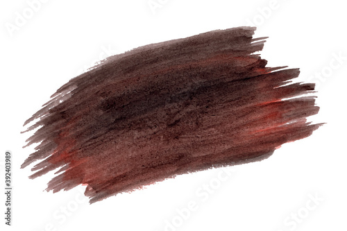Abstract dark style watercolor brush 