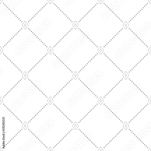 Geometric dotted pattern. Seamless abstract grey modern texture for wallpapers and backgrounds