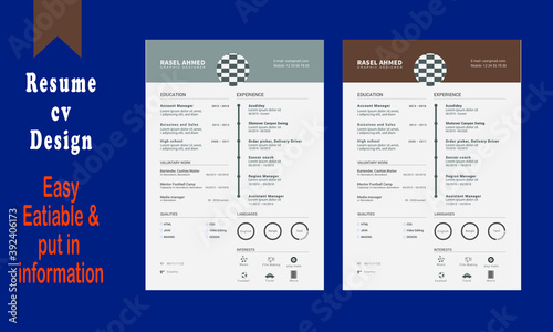 Mordan Resume design