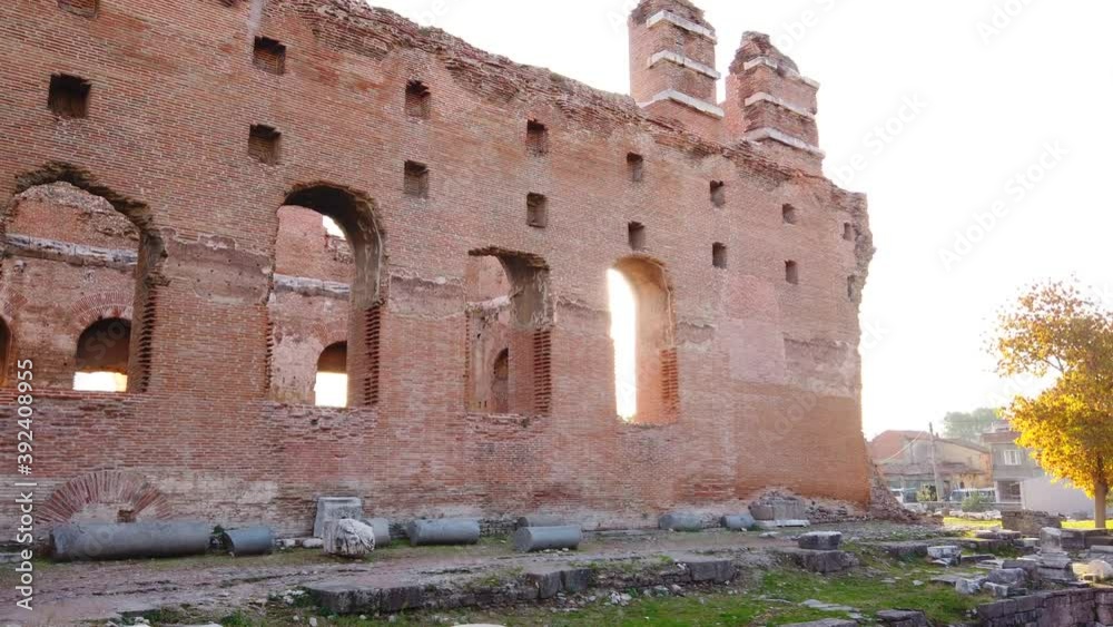 Red Basilica. 7 churches of revelation. The "Red Basilica", also called