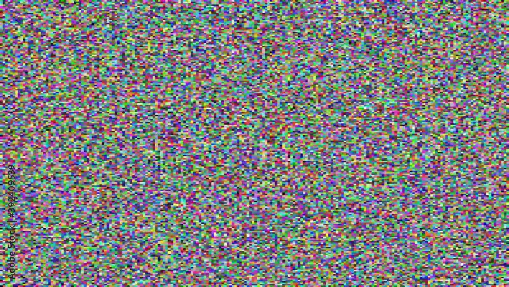 Low Resolution Chromatic Colored Static Noise Rectangular Pixels Low Resolution Chromatic Colored Static Noise Rectangular Pixels