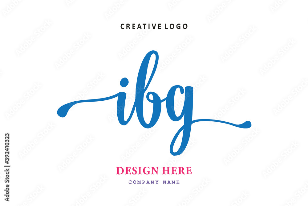 IBG lettering logo is simple, easy to understand and authoritative IBG lettering logo is simple, easy to understand and authoritative