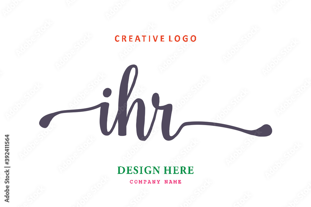 IHR lettering logo is simple, easy to understand and authoritative IHR lettering logo is simple, easy to understand and authoritative