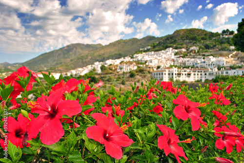 Frigilana near Nerja on the Mediterranean coast in Andalusia Costa Del Sol Spain photography by Andy Evans Photos photo