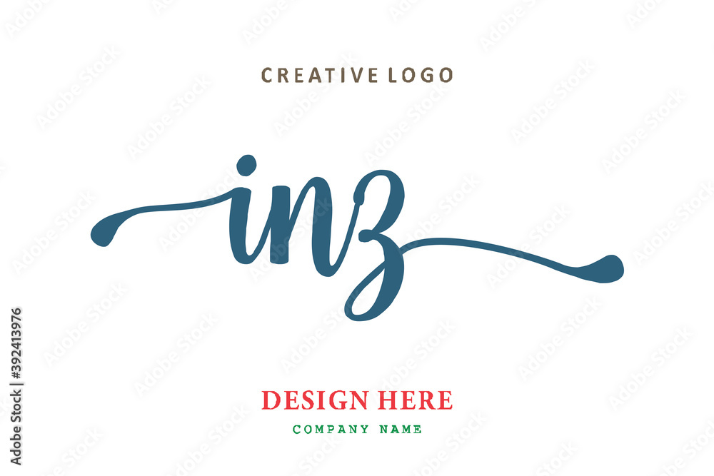 INZ lettering logo is simple, easy to understand and authoritative INZ lettering logo is simple, easy to understand and authoritative