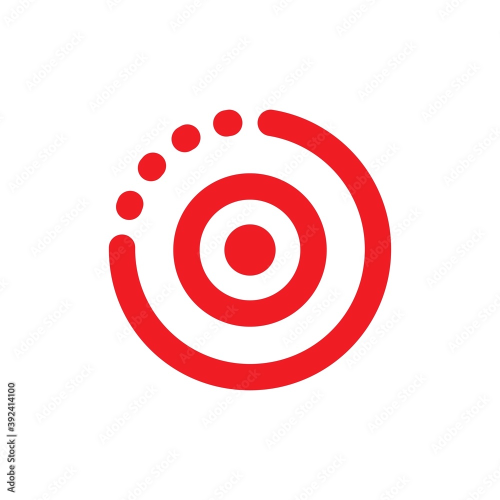 Circle ring logo design