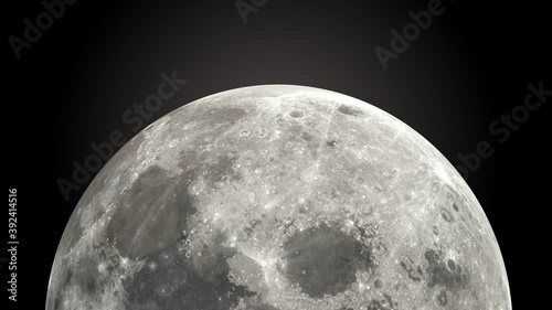 It is a video of the rotating moon.