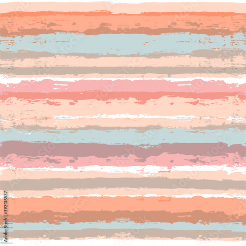 Pink striped pattern, watercolor girly stripe seamless background, pastel color brush strokes. vector grunge stripes, spring abstract paintbrush line backdrop