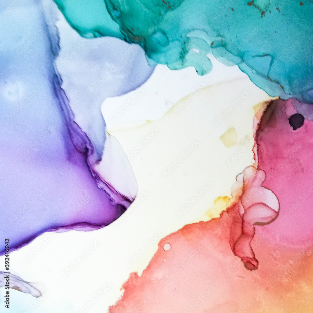 Alcohol Ink Pattern. Gradient Cobalt Artwork. Alcohol Ink Pattern. Gradient Cobalt Artwork.