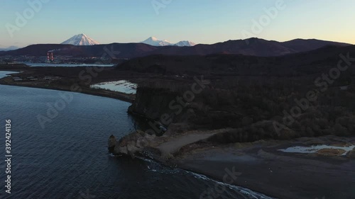 beautiful natural scenery. Russia's most popular travel destination is located on the Kamchatka Peninsula.