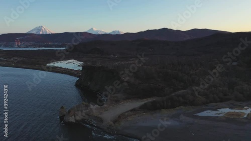 beautiful natural scenery. Russia's most popular travel destination is located on the Kamchatka Peninsula.
