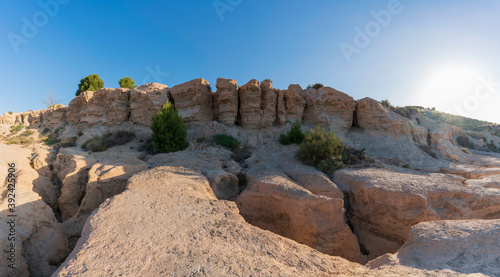 Sediments from an old mine in southern Spain