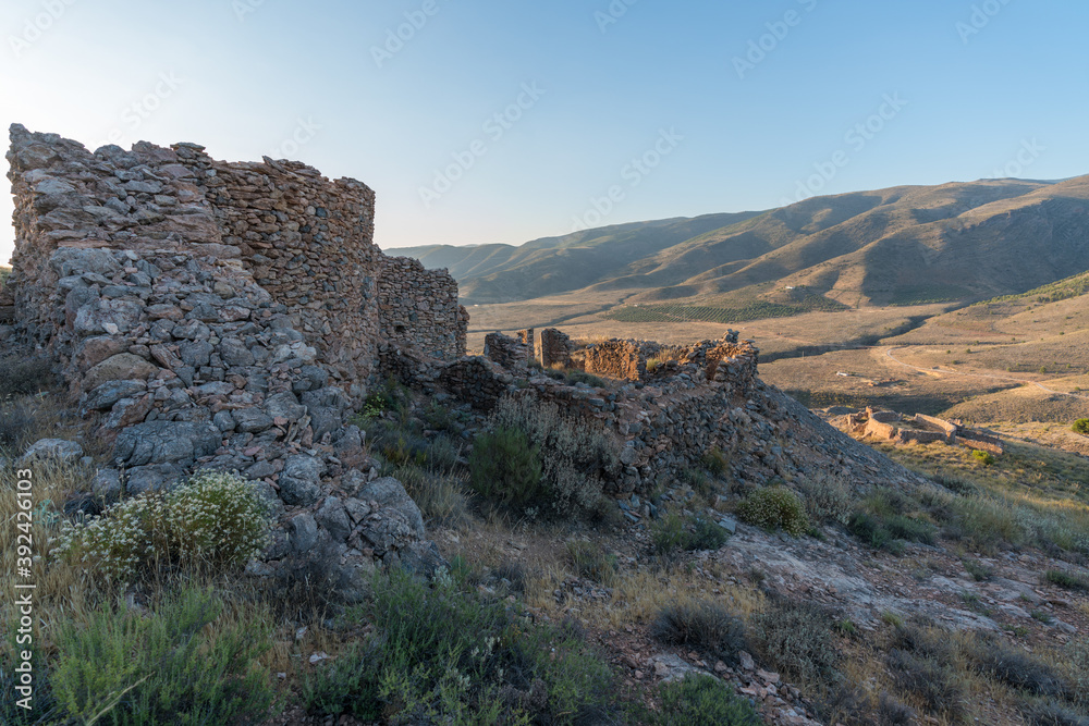 old mining complex in southern Spain