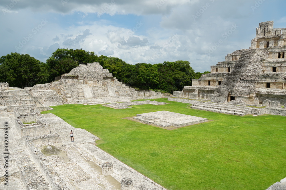 Edzna, campeche, mexico, forest, messico, chiapas, nature, environment, traveling, landscape, temples, pyramid, maya, ancient, buildings, iguana