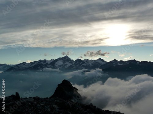 Bocchette mountain tour, Brenta, Dolomites, Italy photo