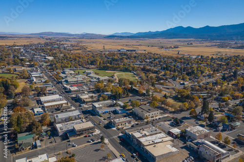 SUSANVILLE, CALIFORN, UNITED STATES - Nov 04, 2020: Sweeping views over the town of Susanville photo