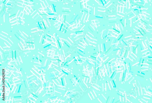 Light Green vector template with repeated sticks  dots.