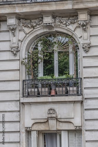 Wallpaper Mural Old French house with traditional balconies and windows. Paris, France. Torontodigital.ca