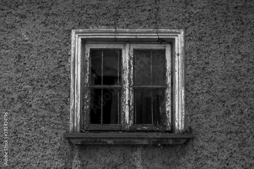 Window of an abandoned house