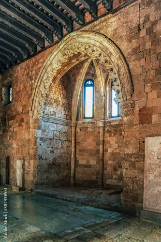 The hospital building was built in the late 15th century in the late Gothic style and was intended to help pilgrims traveling to the Holy Sepulchre.      © Andrey