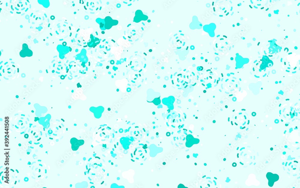 Light Green vector pattern with random forms. Light Green vector pattern with random forms.