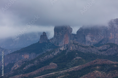 En Benet Rocks, The Ports, Terres de l'Ebre, Tarragona, Catalunya, Spain