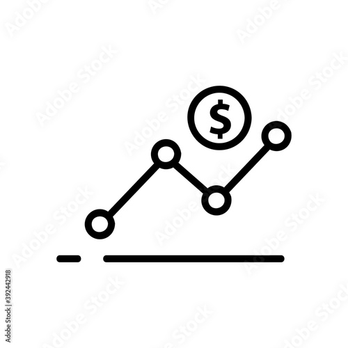 diagram icon isolated on white background from finance collection. diagram icon trendy and modern diagram symbol for logo, web, app, UI. diagram icon simple sign. icon flat illustration