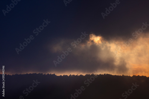 Cati Mountain Range from Caro Mountain Range, The Ports Natural Park, Terres de l'Ebre, Tarragona, Catalunya, Spain