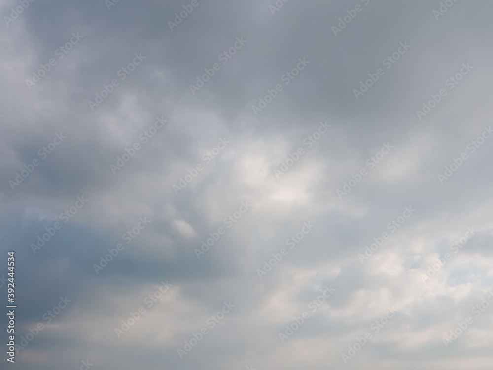 Sky and clouds in various shapes during the day