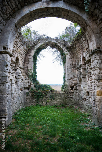 Ruines d'un monastère, Picardie, France