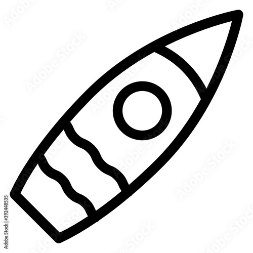 
Surfboard icon, modern filled icon of sailboards 
