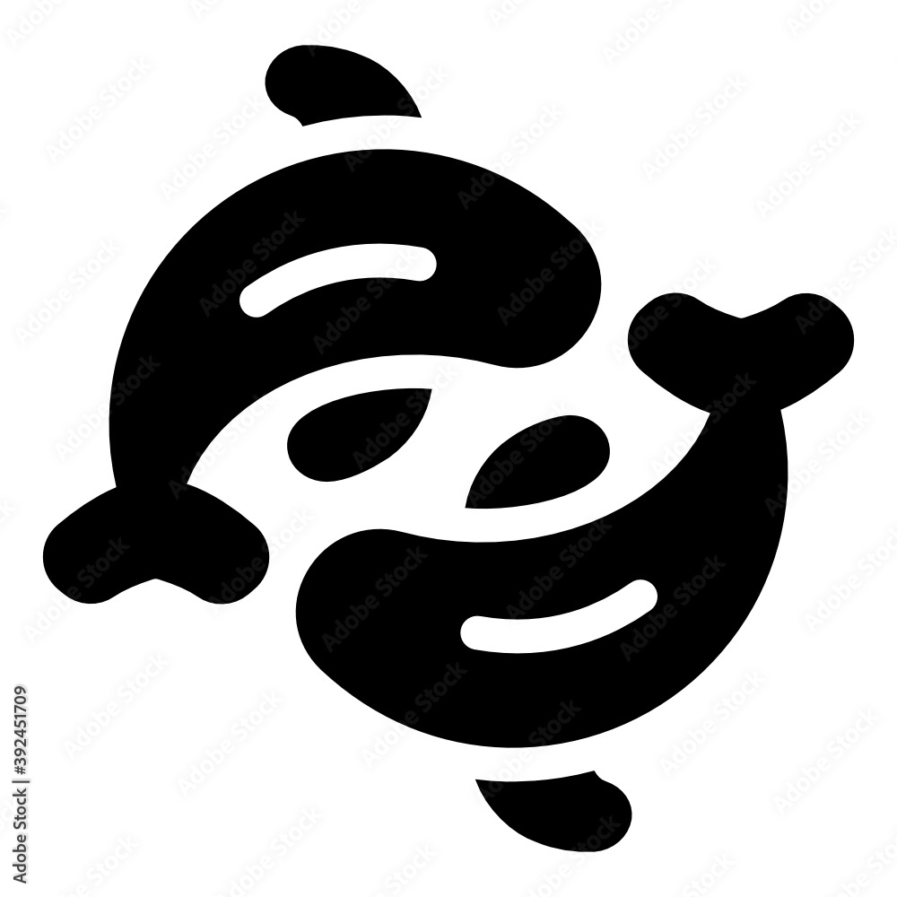 Fish icon in solid editable design, seafood
Fish icon in solid editable design, seafood