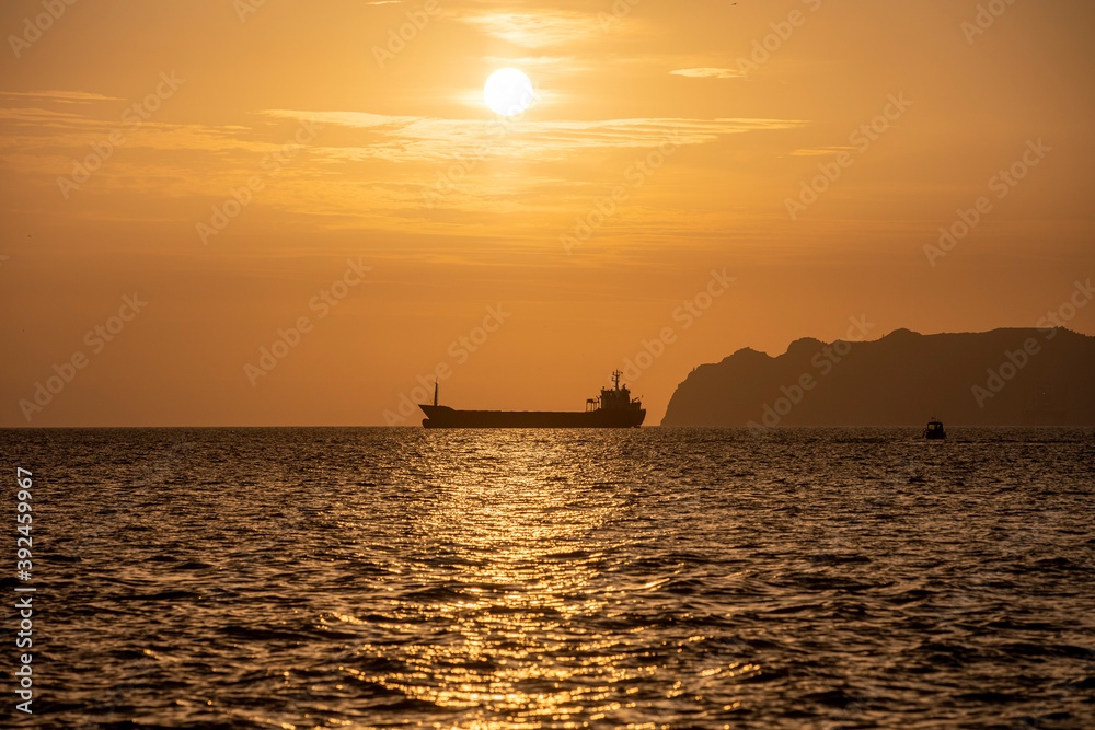 boat in the sunset boat in the sunset