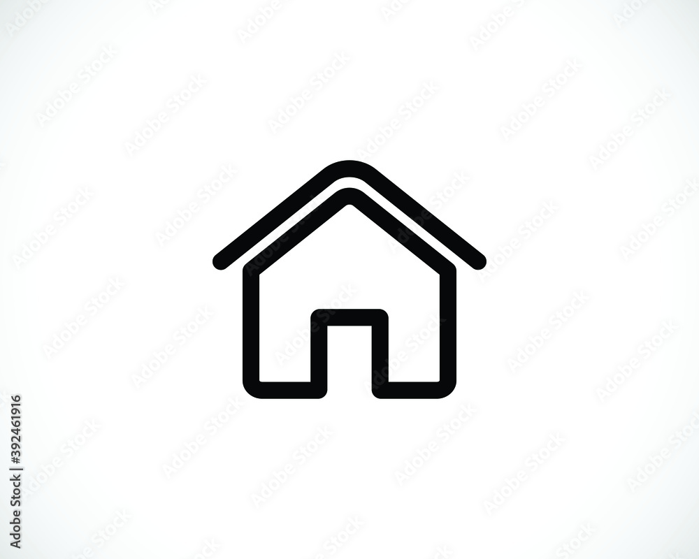 Home symbol icon vector eps 10