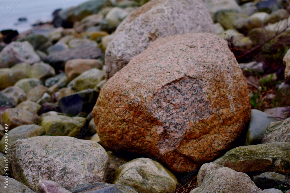 stones on the beach