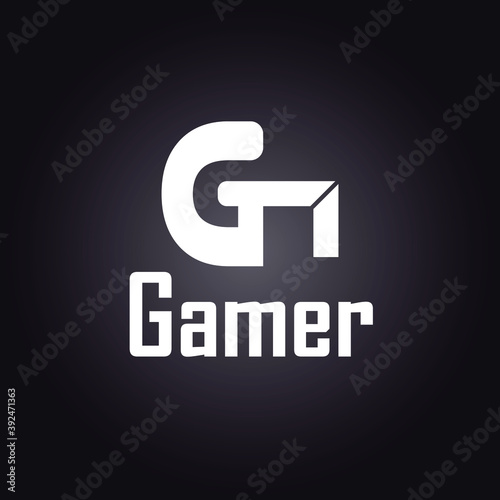 Gamer logo Monogram with letter G