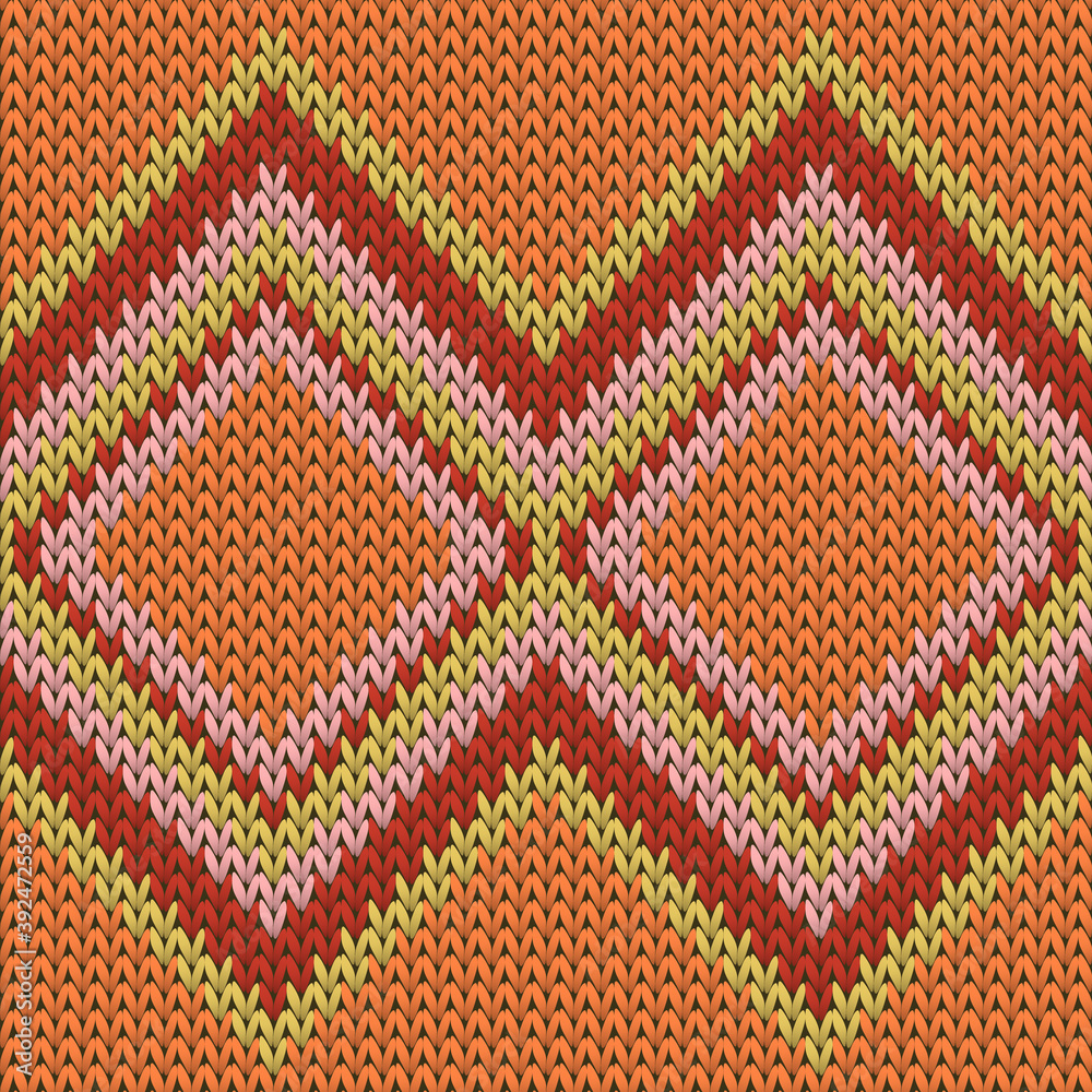 Natural rhombus argyle knitted texture geometric 