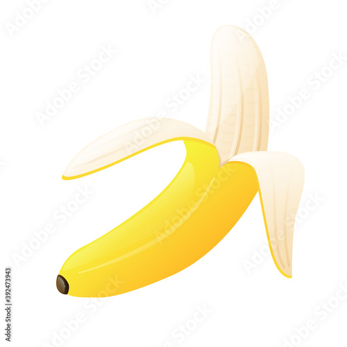 Banana Fruit Emoji Vector Design. Art Illustration Agriculture Farm Product.