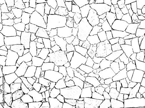  mosaic from natural stone vector background, tile