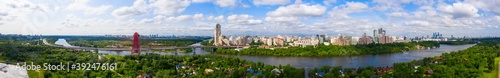 Photography Panoramic view of Moscow on a sunny day, Russia