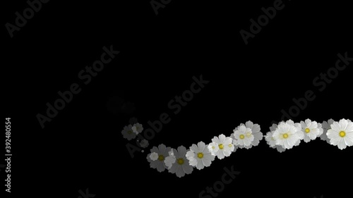 Flowers Emitter Particles Random, Particles Flowers 