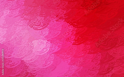 Light Pink, Red vector template with chaotic poly shapes.