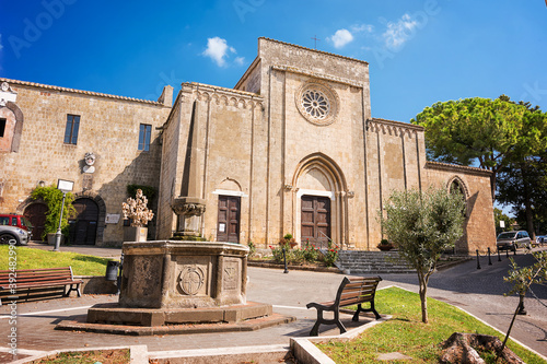 Church of San Francesco in the historic center of Tarquinia (Italy) photo