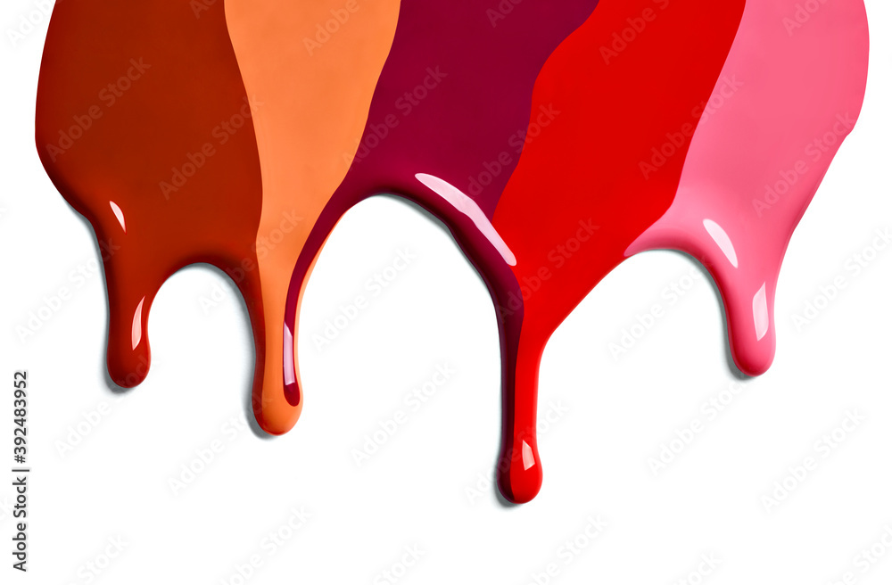 nail polish finger make up beauty cosmetic paint leaking drop