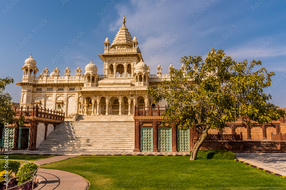 A view of Jaswant Thada monument in Jodhpur, Rajasthan, India