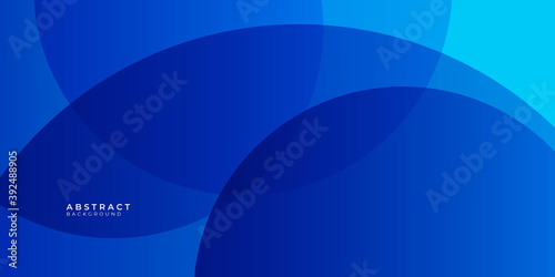 Blue abstract background with circle element shapes