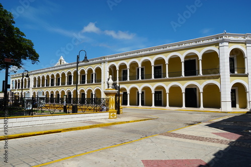 campeche, san francisco de campeche, mexico, buildings, historical, city centre, colonial, colors, travelling, yucatan © sandro