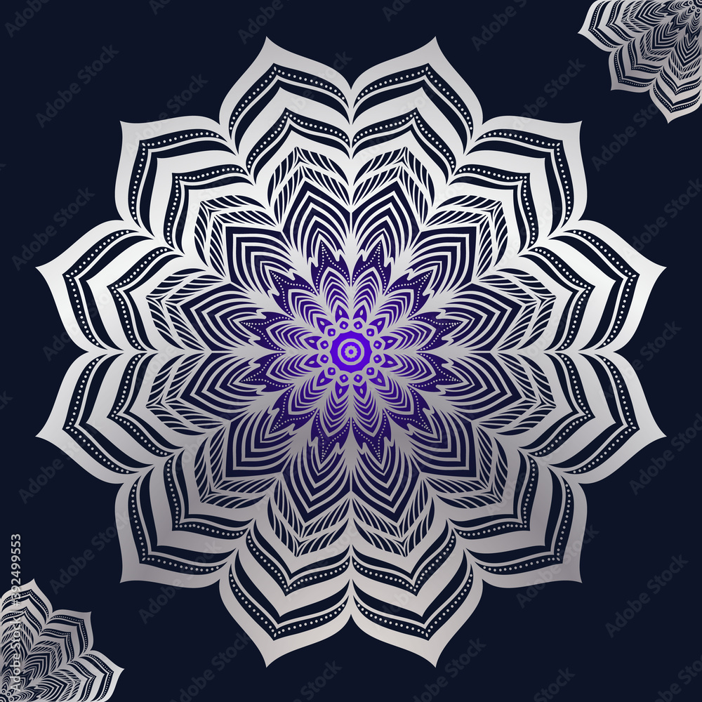 Luxury Elegant Mandala Vector Background Design Template. Mandala Islamic background Vector. Premium Mandala Vector Background For Flyer, Brochure, Business Card, Poster, Banner, Corporate Poster etc.