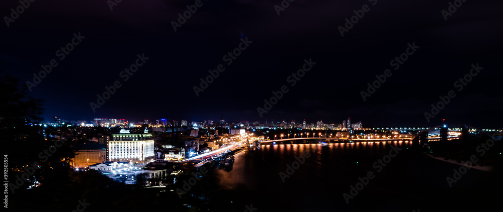 Obraz premium night view, Kyiv, Ukraine